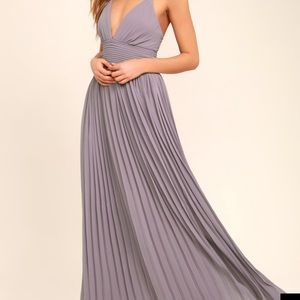 Gray maxi dress from Lulus!!
